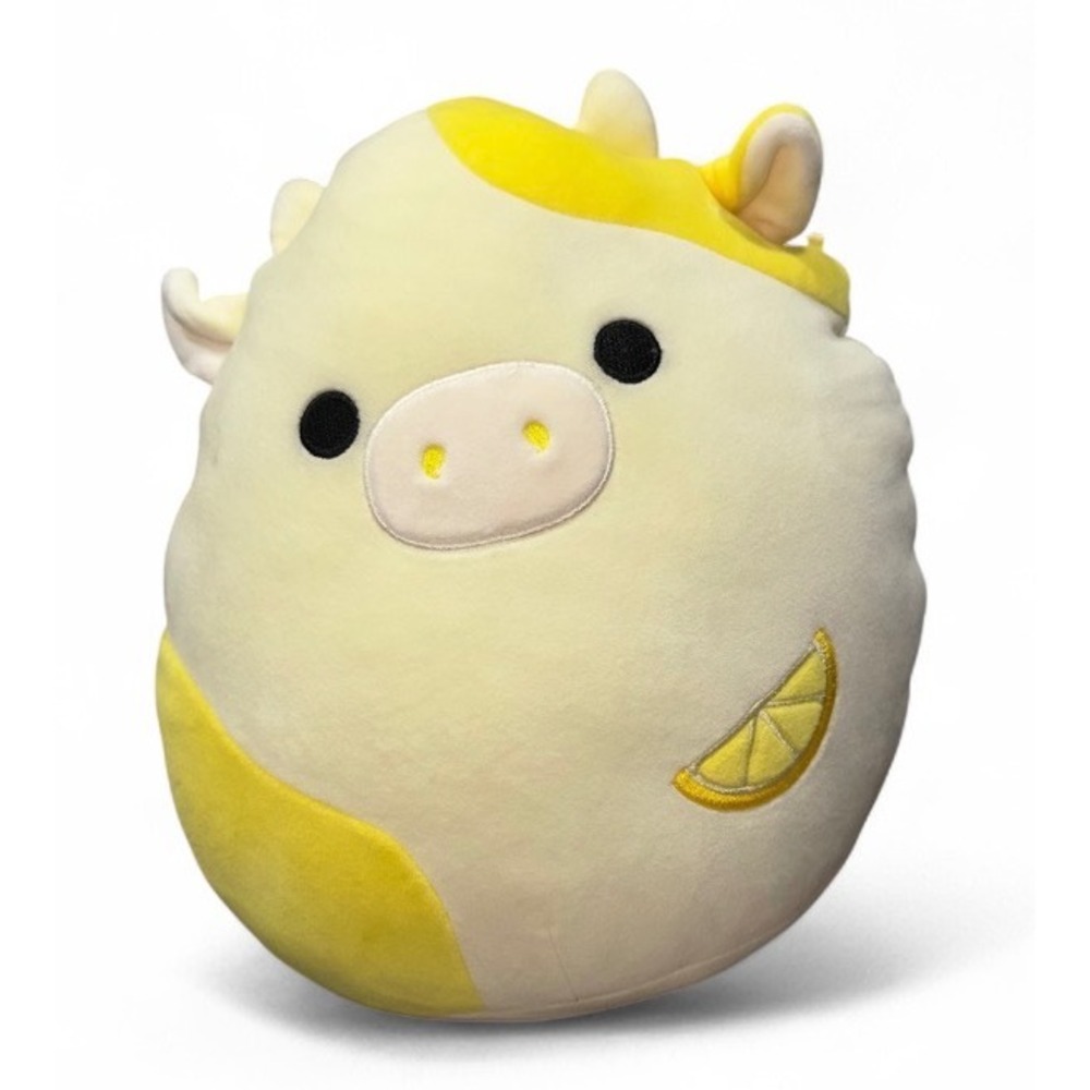 Squishmallows Original Lemon‎ Cow Plush Stuffed Animal Toy 8 inch